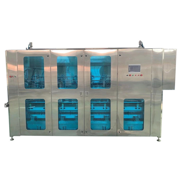 Makinë për paketimin e bishtajave të qeseve të detergjentit të tretshëm në ujë
